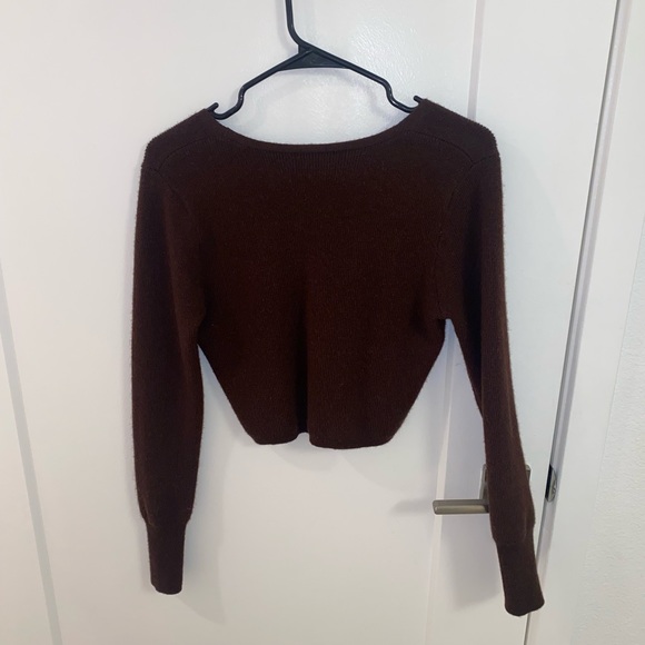 Brown long sleeve top - Picture 2 of 4